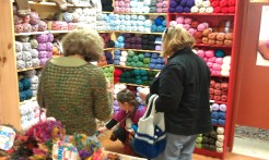 Can you tell these ladies love yarn?